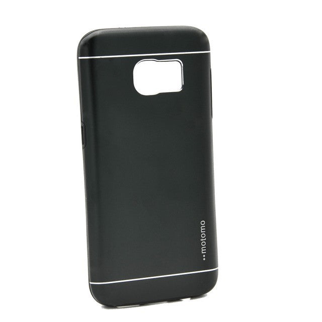 Husa Samsung Galaxy S6 Edge Motomo V2 Negru-1