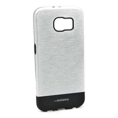 Husa Samsung Galaxy S6 Edge Motomo V4 Argintiu-1