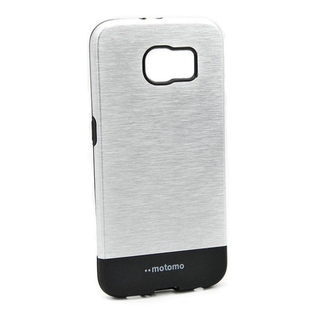 Husa Samsung Galaxy S6 Edge Motomo V4 Argintiu-1