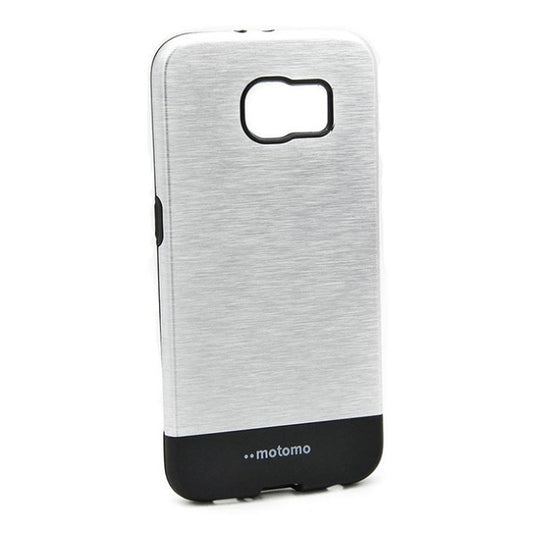 Husa Samsung Galaxy S6 Edge Motomo V4 Argintiu-0
