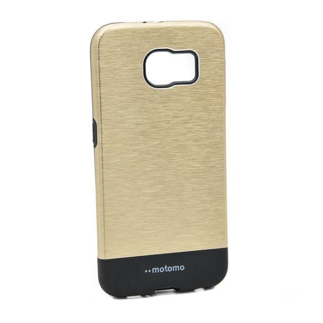 Husa Samsung Galaxy S6 Edge Motomo V4 Auriu-0