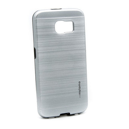 Husa Samsung Galaxy S6 Edge Motomo V5 Argintiu-2