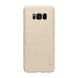 Husa Samsung Galaxy S8 Nillkin Frosted Shield Auriu + Folie de protectie-0
