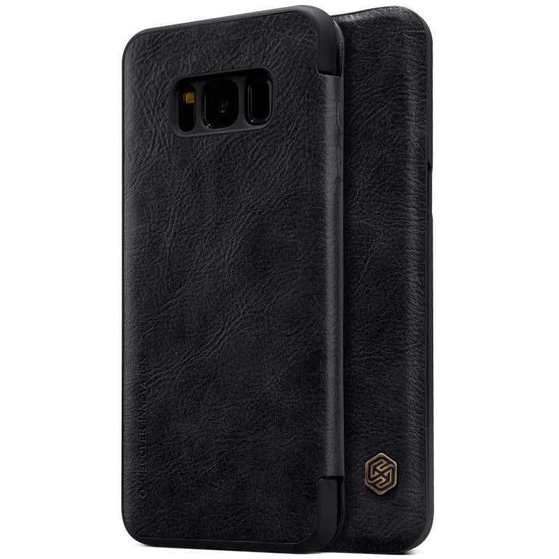 Husa Samsung Galaxy S8 Plus Nillkin Qin tip carte Negru-2