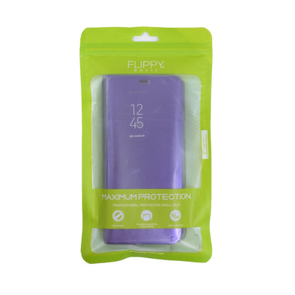 Husa Samsung Galaxy S9 Flip Cover Oglinda Albastru-3