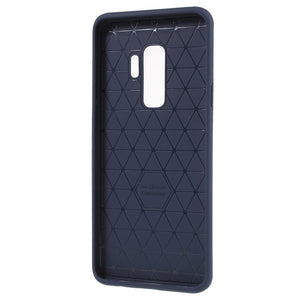 Husa Samsung Galaxy S9 Ipaky Elegant Grid Design TPU Hybrid Albastru-0