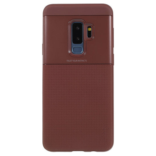 Husa Samsung Galaxy S9 Ipaky Elegant Grid Design TPU Hybrid Maro-1