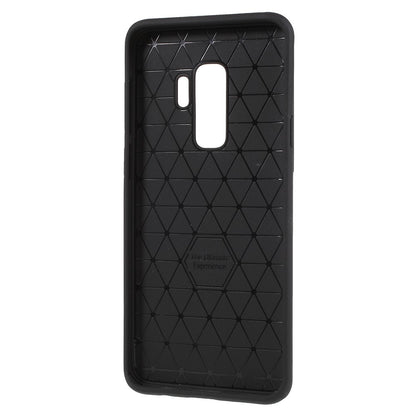 Husa Samsung Galaxy S9 Ipaky Elegant Grid Design TPU Hybrid Negru-3