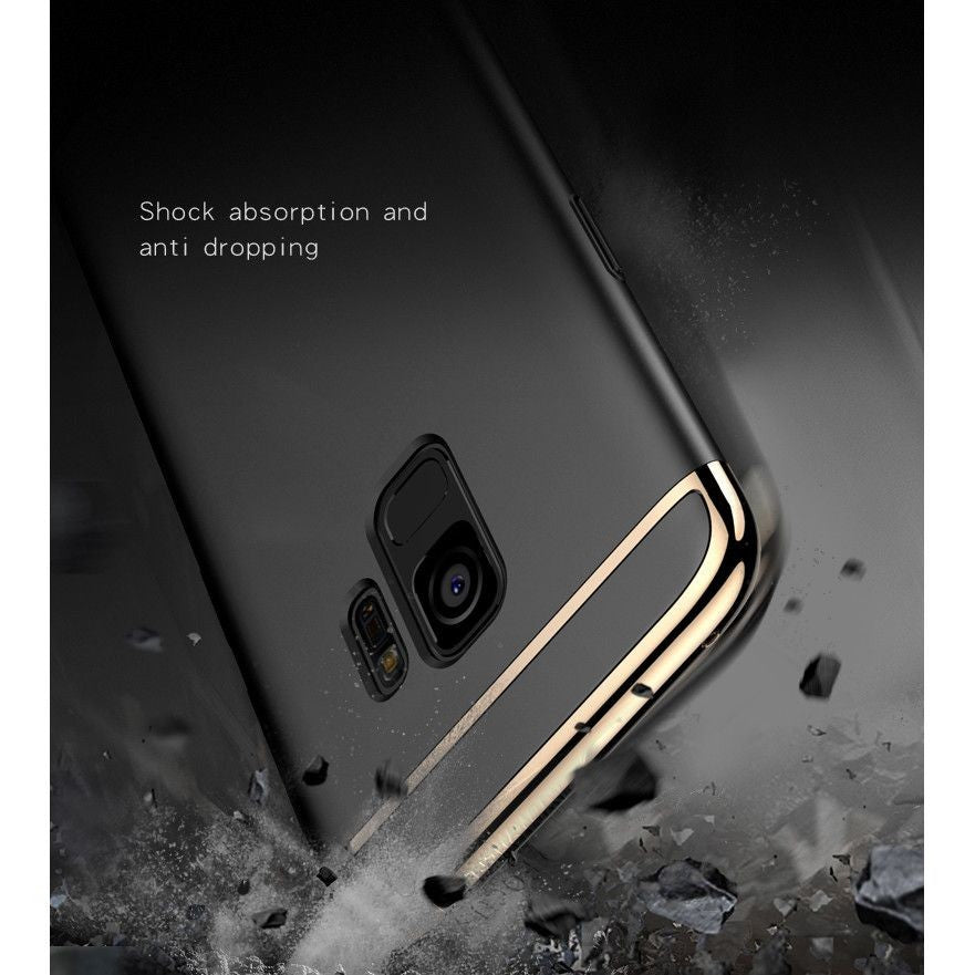 Husa Samsung Galaxy S9 Luxury Plating 3 in 1 Negru-3
