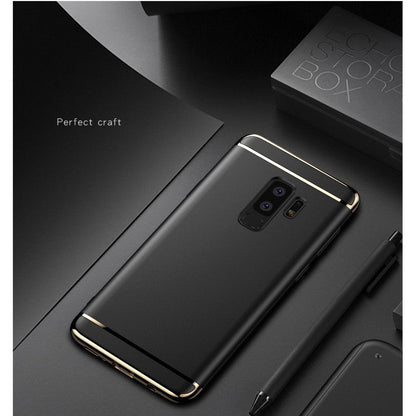Husa Samsung Galaxy S9 Luxury Plating 3 in 1 Negru-4