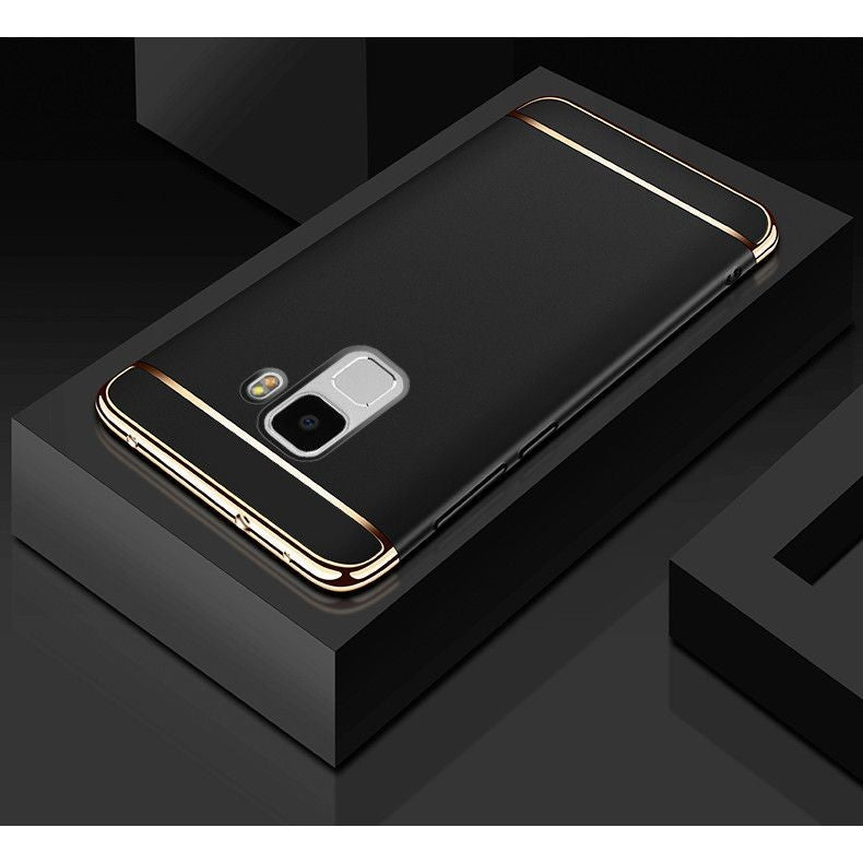 Husa Samsung Galaxy S9 Luxury Plating 3 in 1 Negru-6