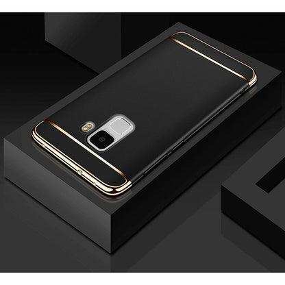 Husa Samsung Galaxy S9 Luxury Plating 3 in 1 Negru-6