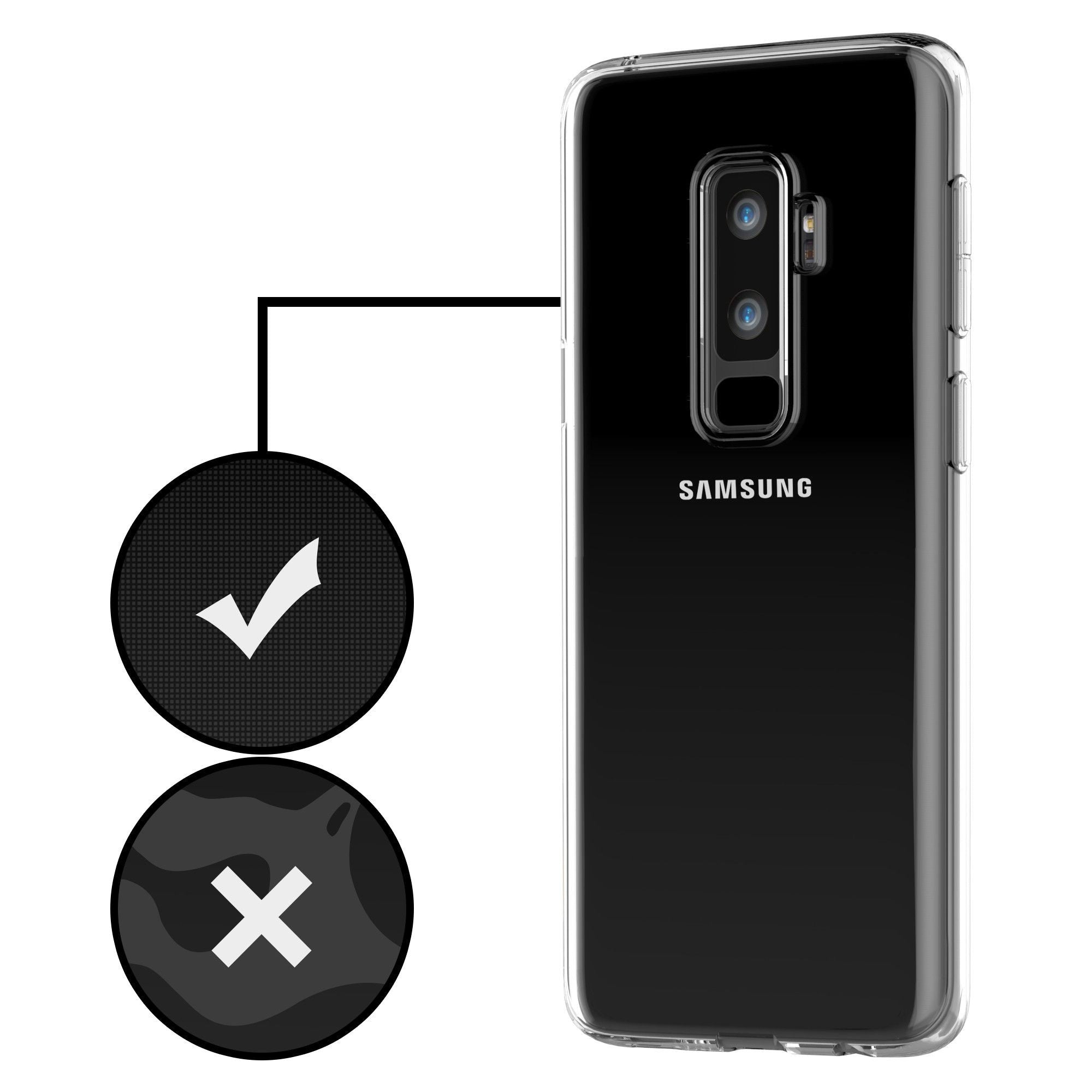 Husa Samsung Galaxy S9 Plus Flippy® Tpu Transparent 0.6 mm-2