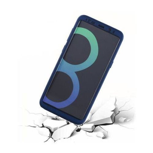 Husa Samsung Galaxy S9 Plus Full Silicone Albastru-3