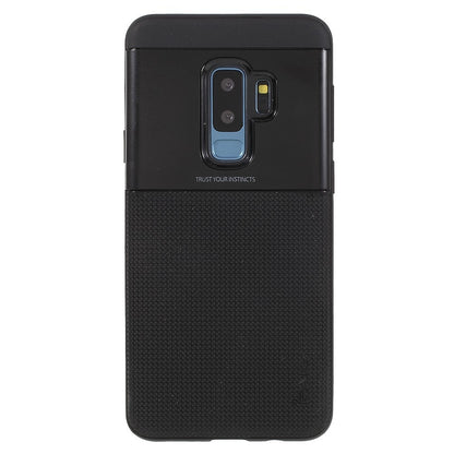 Husa Samsung Galaxy S9 Plus Ipaky Elegant Grid Design TPU Hybrid Negru-5