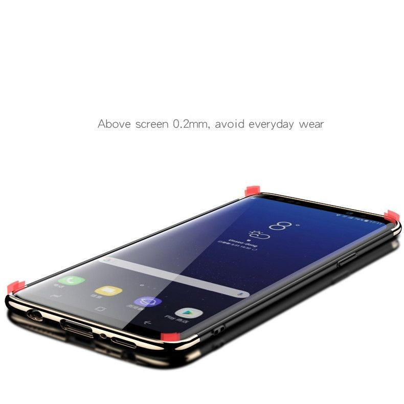 Husa Samsung Galaxy S9 Plus Luxury Plating 3 in 1 Negru-2