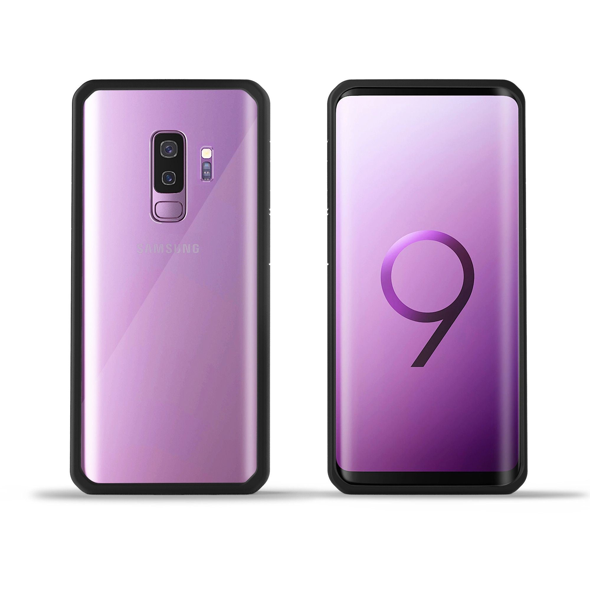 Husa Samsung Galaxy S9 Plus shockproof acrylic Negru-6