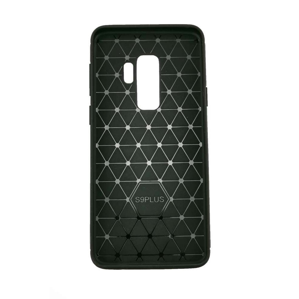 Husa Samsung Galaxy S9 Plus Tpu, carbon, Negru-0