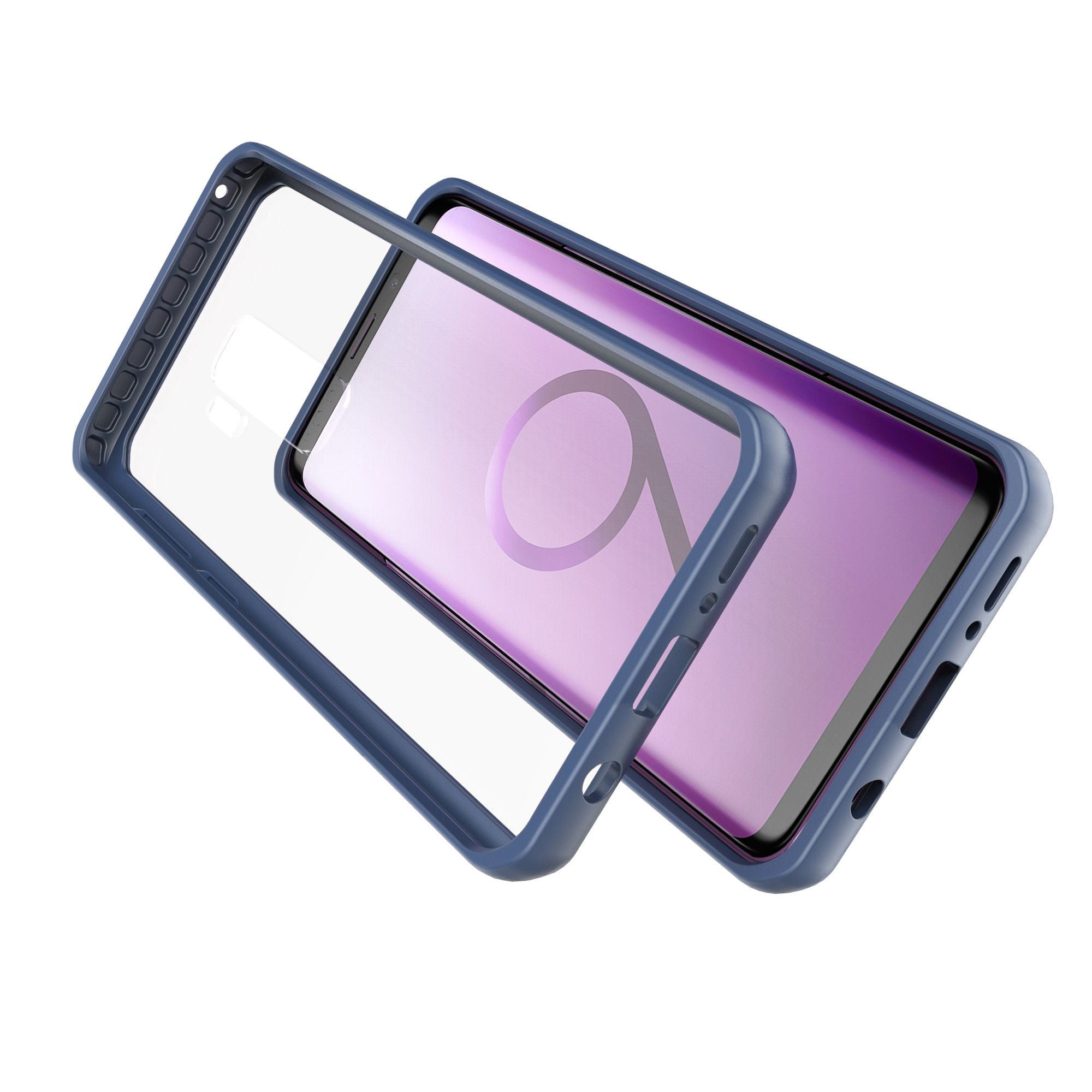 Husa Samsung Galaxy S9 shockproof acrylic Albastru-5