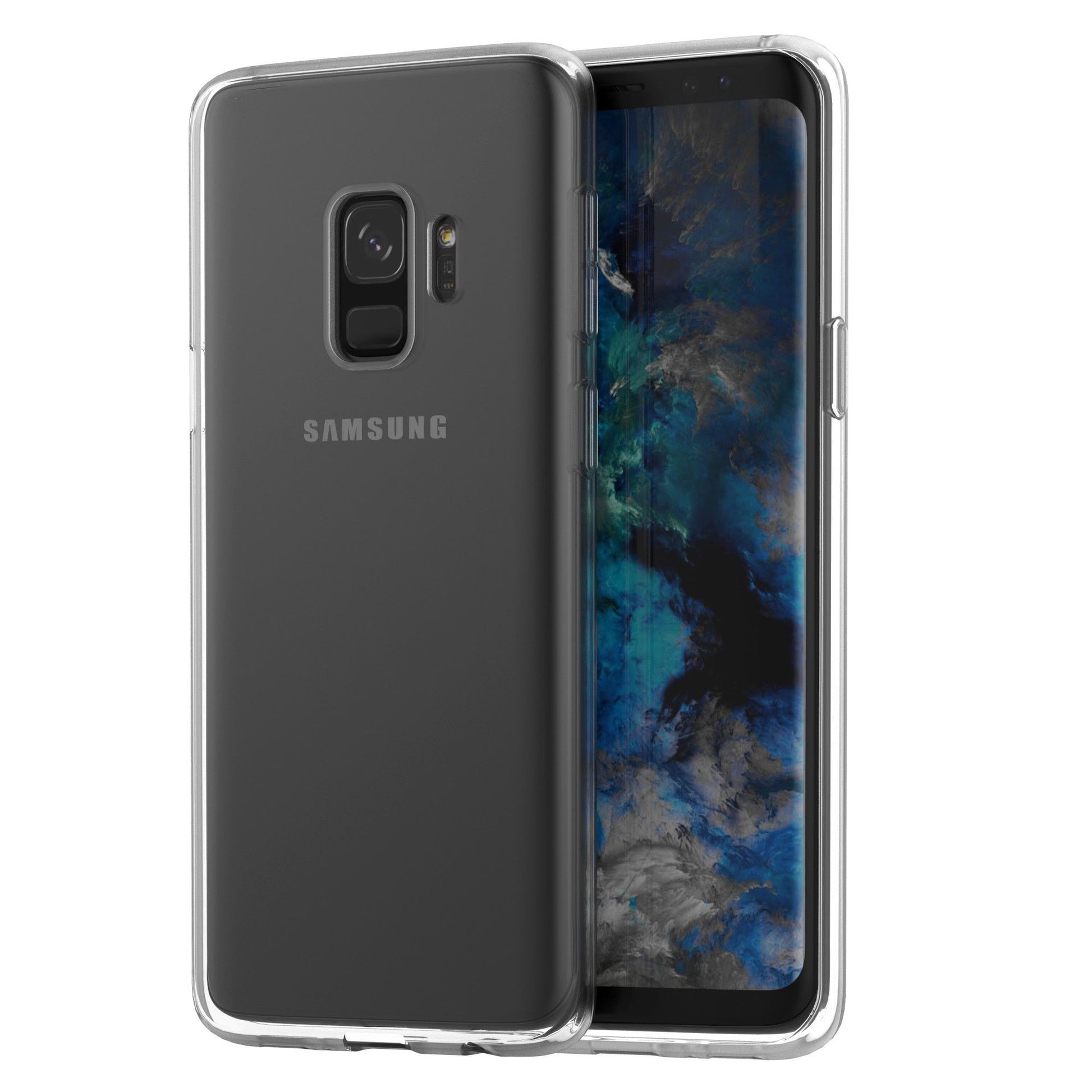 Husa Samsung Galaxy S9 Tpu Antisoc Transparent-0