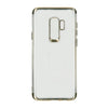 Husa Samsung Galaxy S9 Transparent cu Margini Aurii-0