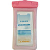 Husa subacvatica Cushion Waterproof Flippy, Snowproof, Universala, Dungata, cu Snur, pentru telefon sau documente, Roz-0