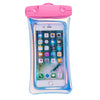 Husa subacvatica Holografica Waterproof Flippy, Snowproof, Universala, Impermeabila, cu Snur, pentru telefon sau documente, Roz-0