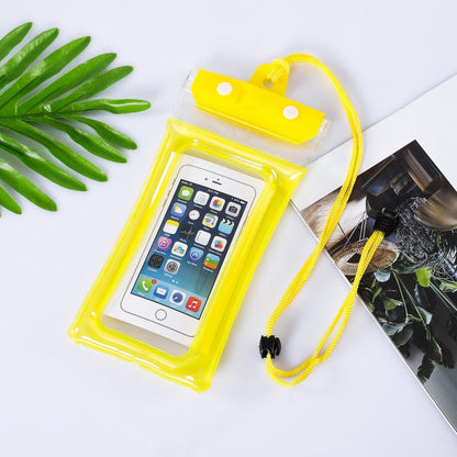 Husa subacvatica Zip Waterproof Flippy, Snowproof, Universala, Impermeabila, cu Snur, pentru telefon sau documente, Galben-2