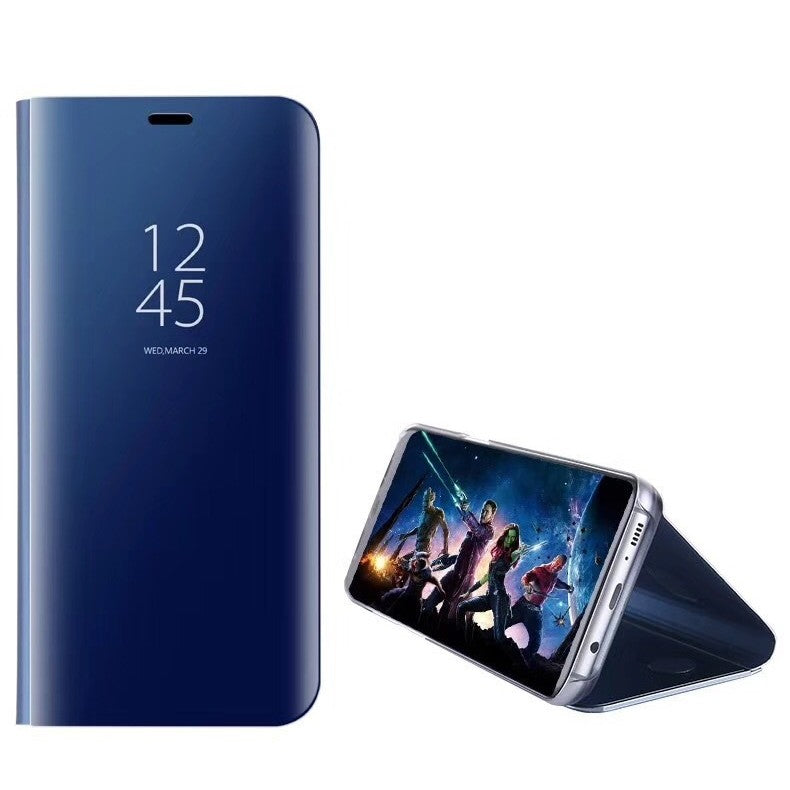 Husa Tip Carte, Flippy, Compatibila cu Huawei Mate 10 Lite, Flip Cover Oglinda, Albastru-4