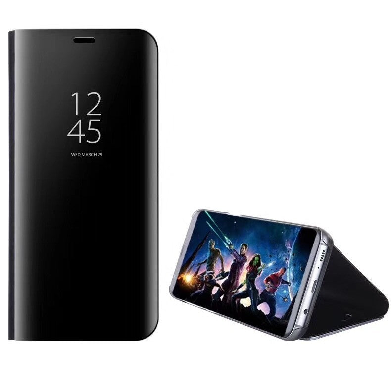 Husa Tip Carte, Flippy, Compatibila cu Huawei Mate 10 Lite, Flip Cover Oglinda, Negru-4