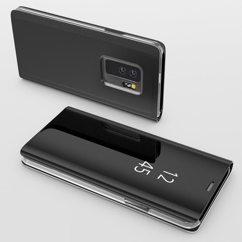 Husa Tip Carte, Flippy, Compatibila cu Huawei Mate 10 Lite, Flip Cover Oglinda, Negru-6