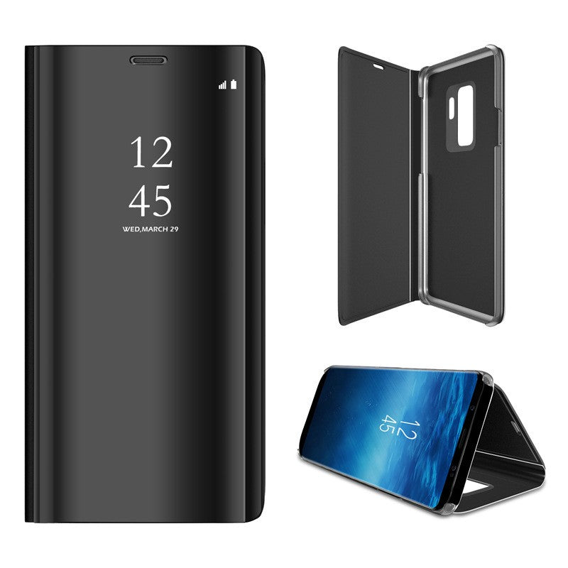 Husa Tip Carte, Flippy, Compatibila cu Huawei Mate 10 Lite, Flip Cover Oglinda, Negru-7
