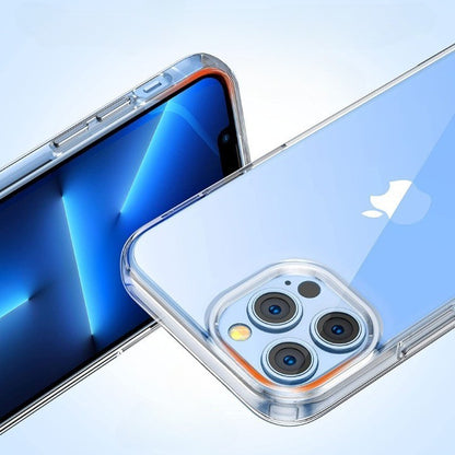 Husa TPU pentru iPhone 14, Flippy, Silicon, Protectie Antisoc, Transparenta-3