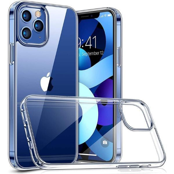 Husa TPU pentru iPhone 14, Flippy, Silicon, Protectie Antisoc, Transparenta-9