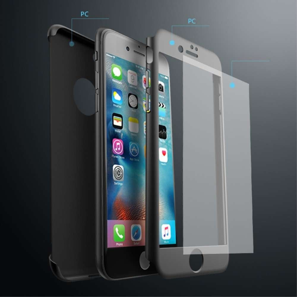 Husa Xiaomi Mi 10/Mi 10 Pro Full Cover 360 Negru + Folie de protectie-1