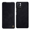 Husa de protectie telefon Nillkin pentru Xiaomi Redmi Note 11 5G Tip carte, Piele ecologica, Negru
