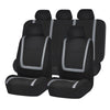 Set huse scaun auto ieftine, Universale 9 piese, model GREY LINE - GRI-0