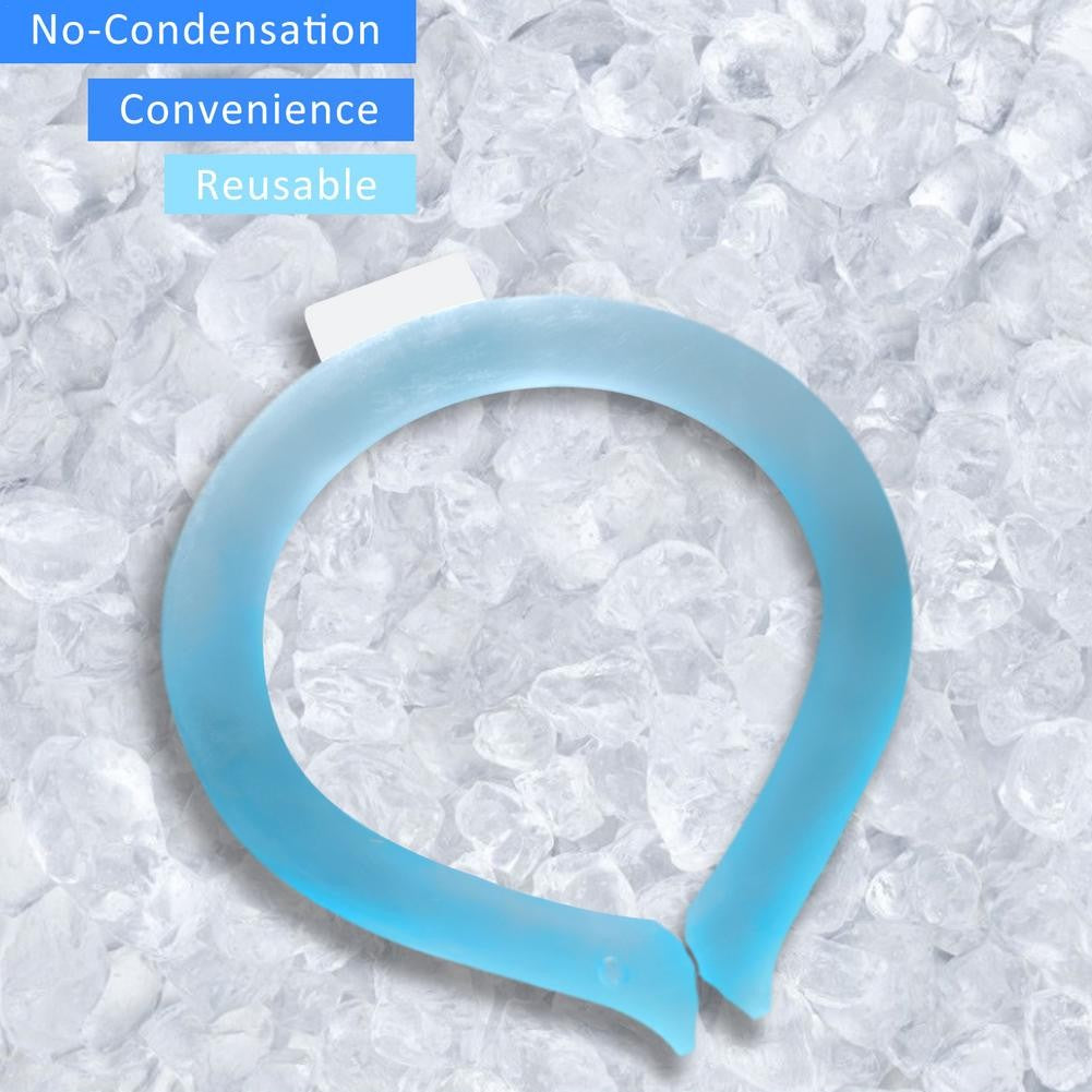 Dispozitiv De Racorire Tip Guler, Flippy, Pentru Scaderea Temperaturii Corpului, Cu Racire Rapida, Reutilizabil, Non-Toxic, TPU, Diametru de 120 mm-5