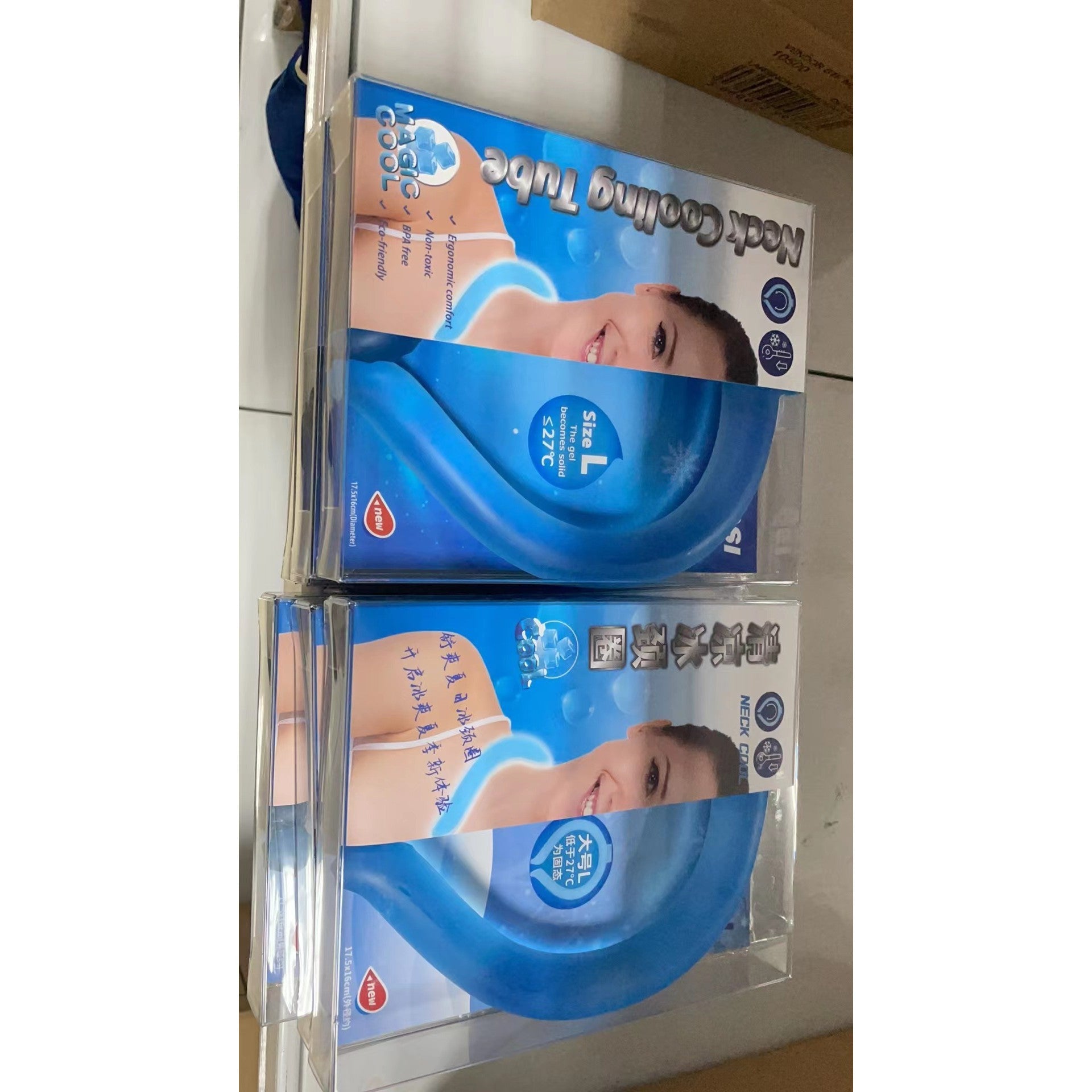 Dispozitiv De Racorire Tip Guler, Flippy, Pentru Scaderea Temperaturii Corpului, Cu Racire Rapida, Reutilizabil, Non-Toxic, TPU, Diametru de 120 mm-6