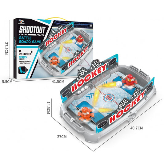 Joc de Masa Interactiv Ice Hockey pentru Copii, Flippy, 4 Mingi, Tabela Scor, 40.7x27x14.5 cm, Multicolor-1