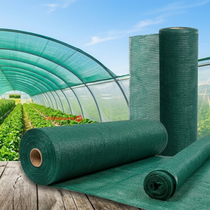 Plasă de Umbrire Verde 2 x 25 m, Densitate 40%, Protecție UV – Ideală pentru Grădină, Seră, Terasă și Gard