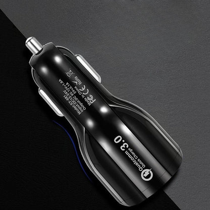 Incarcator Auto, Flippy, Pentru Bricheta, Incarcare Rapida, Interfata USB, 12V-24V, Negru-1