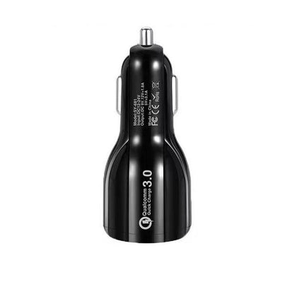 Incarcator Auto, Flippy, Pentru Bricheta, Incarcare Rapida, Interfata USB, 12V-24V, Negru-0