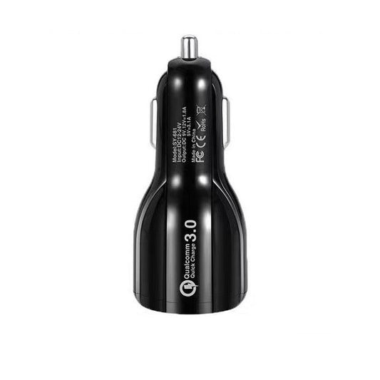 Incarcator Auto, Flippy, Pentru Bricheta, Incarcare Rapida, Interfata USB, 12V-24V, Negru-0