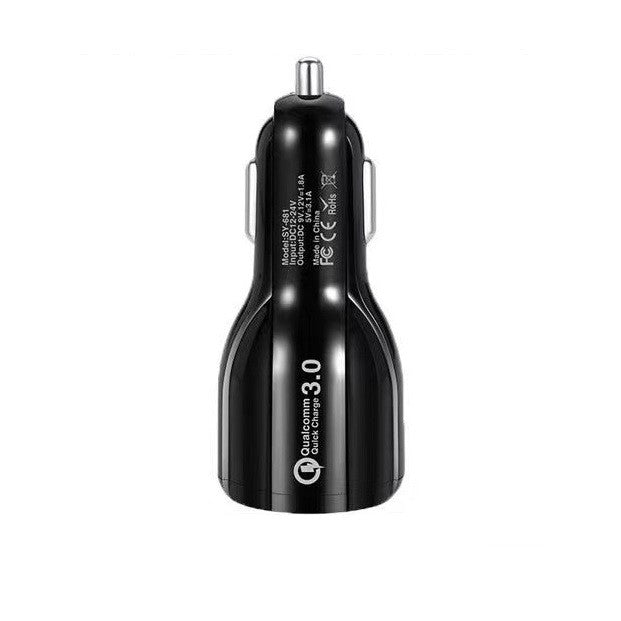 Incarcator Auto, Flippy, Pentru Bricheta, Incarcare Rapida, Interfata USB, 12V-24V, Negru-0