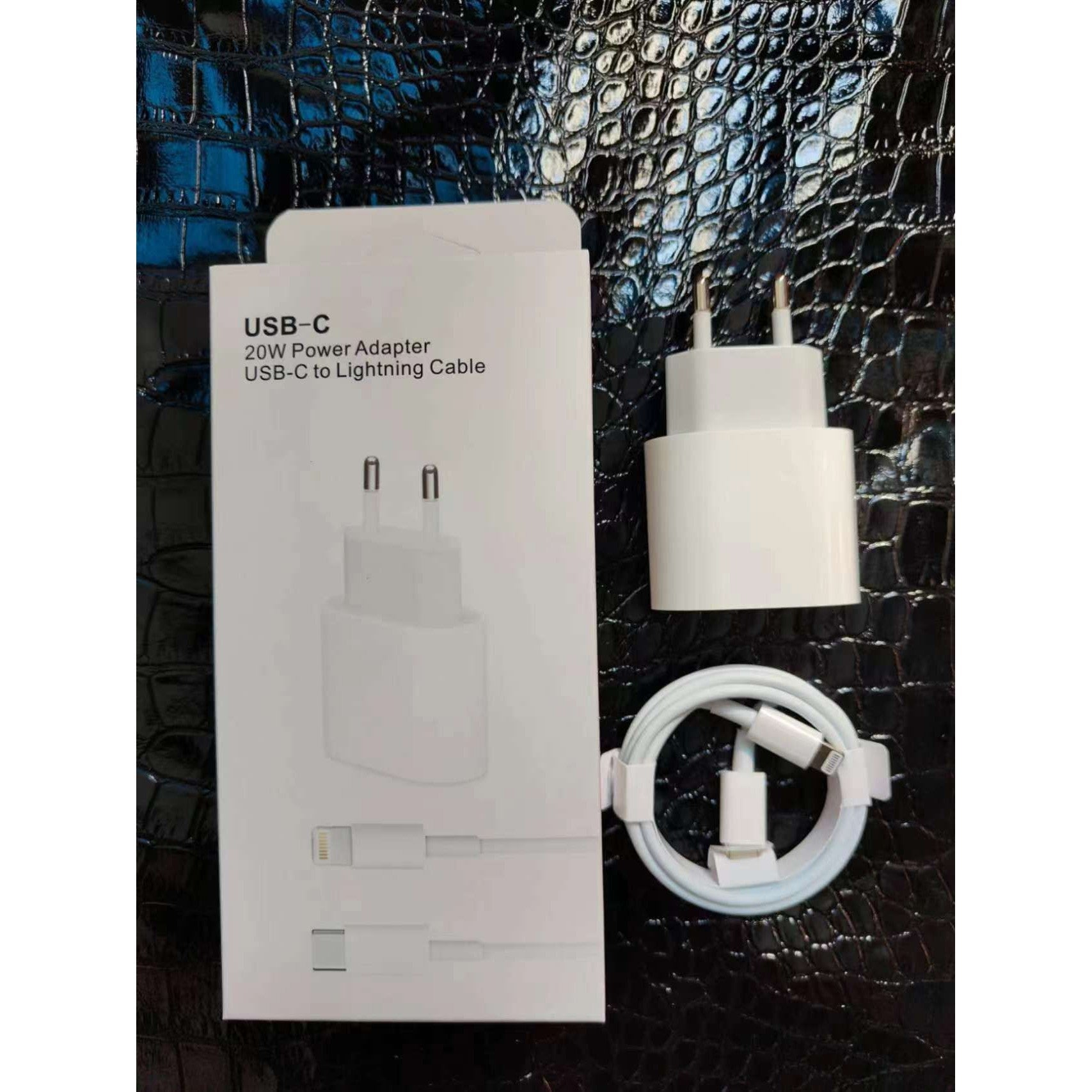Incarcator compatibil cu iPhone, USB Type-C, Fast charge, Putere 20W, Flippy, Alb-2