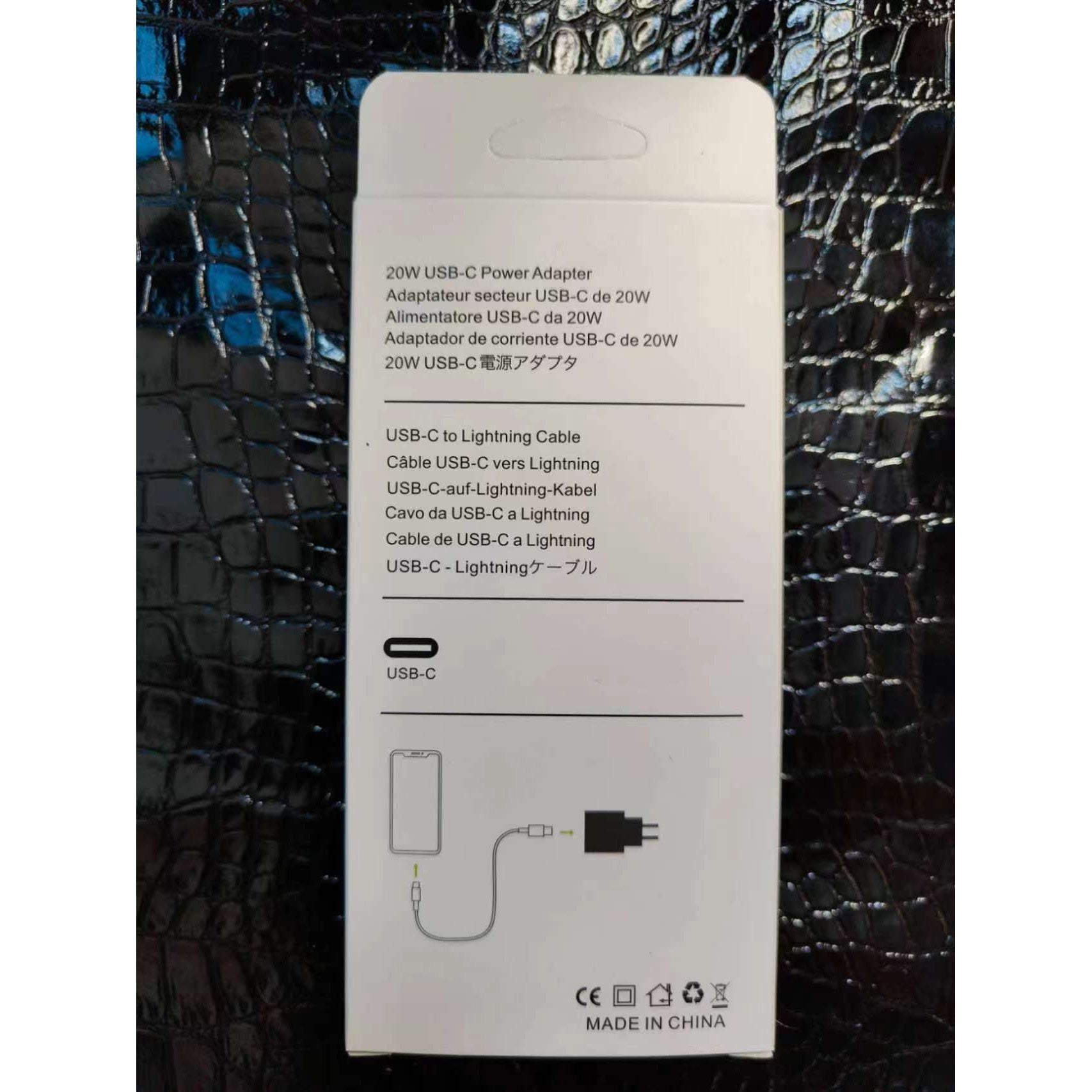Incarcator compatibil cu iPhone, USB Type-C, Fast charge, Putere 20W, Flippy, Alb-3