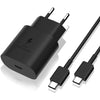 Incarcator Universal 25 W USB-C + Cablu Type-C, Flippy, Negru-0