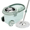 Set mop rotativ cu galeata Flippy, material plastic si microfibra, o rezerva inclusa, rezistent, cu dop scurgere, vas detasabil, orificiu pentru solutie, pentru interior, capacitate 8 l, verde-0