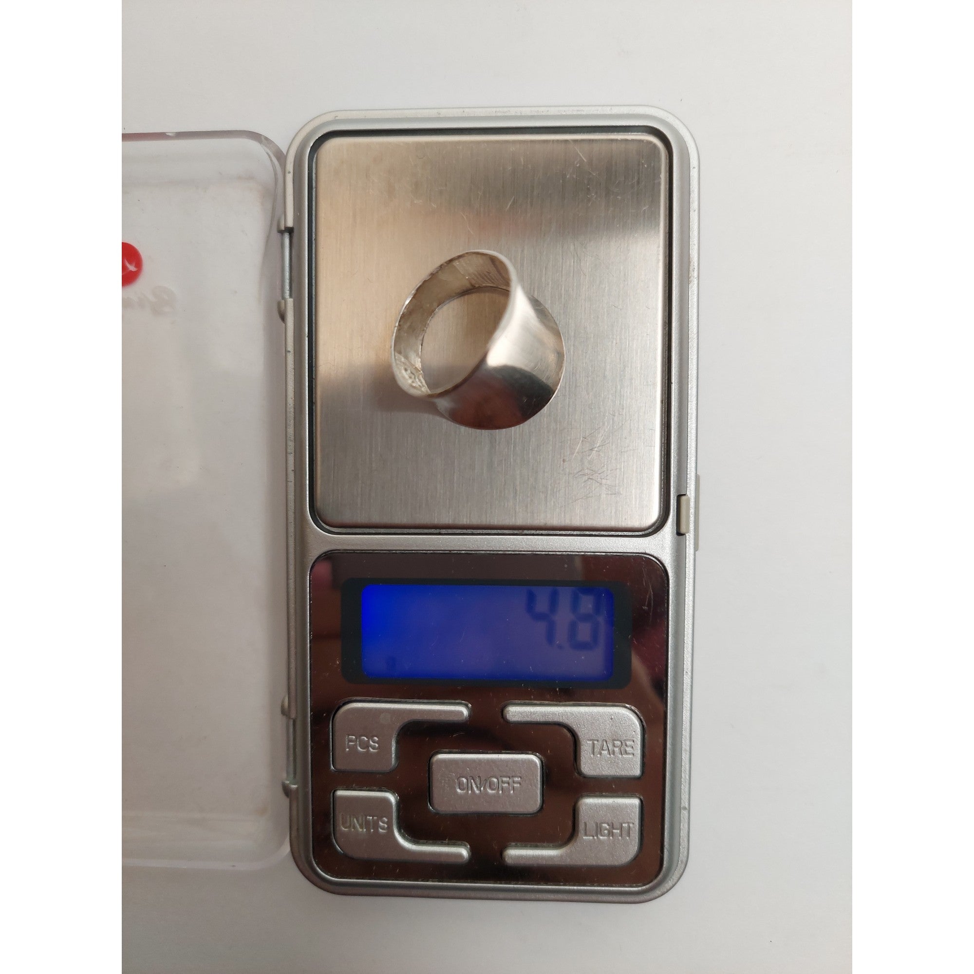 Inel Argint 925  Cilindric, Jolie Silver, 4.8g, 2.5 cm x 1.8 cm,M 56-2